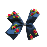 French Court Bow - Navy