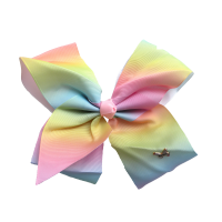 Pastel Sunrise Hair Bow