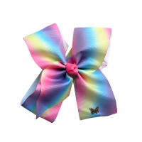 Pastel Sunset Tie-Dye Bow