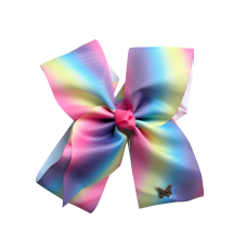 Pastel Sunset Tie-Dye Bow