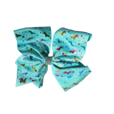 Prancing Unicorn Bow - Turquoise