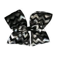 Chevron Sparkle Bow - Midnight Gold