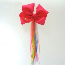 Rainbow Trails Bow - Pink