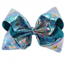 Mermaid Scales Bow - Ocean Blue