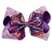 Mermaid Scales Bow - Purple Octopus