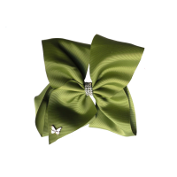 Vicky Diamond Bow - Olive