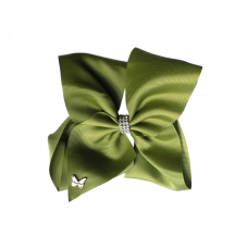 Vicky Diamond Bow - Olive