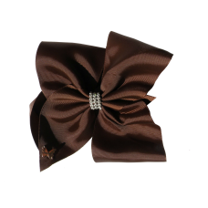 Vicky Diamond Bow - Espresso