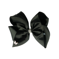 Vicky Diamond Bow - Black