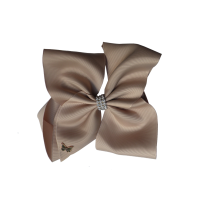 Vicky Diamond Bow - Beige