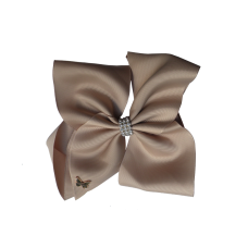 Vicky Diamond Bow - Beige