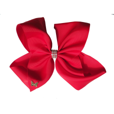 Vicky Diamond Bow - Red