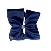 Vicky Diamond Bow - Navy