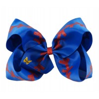 Baseball Bow - Blue/Red