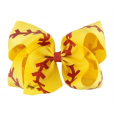 Softball Bow - Yellow/Red