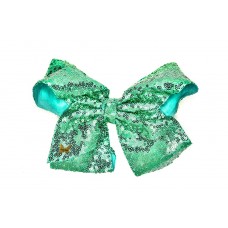 Razzle Dazzle Sequin Bow - Teal