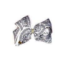 Bandanna Bow - White