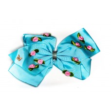 French Court Bow - Baby Blue