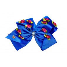 French Court Bow - Royal Blue