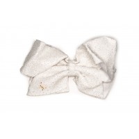 Razzle Dazzle Sequin Bow - Ivory