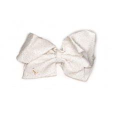 Razzle Dazzle Sequin Bow - Ivory